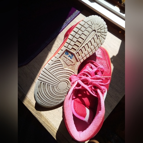 Red Nike High Tops - Picture 5 of 9